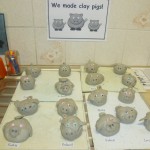The cutest clay pigs