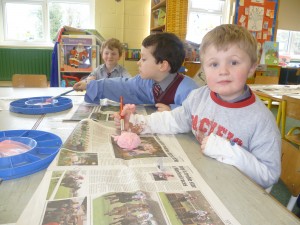 We painted our pigs!