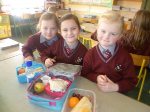 Bord Glas sharing healthy food tips.